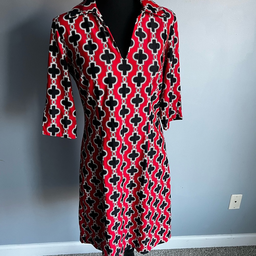 Jude Connally geometric print dress